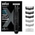 Фото #4 товара Электробритва Braun XT3200 Black Stainless Steel Rectangle 1 mm 5 mm Universal