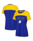 ფოტო #1 პროდუქტის Women's Royal Chase Elliott Cheer Color Blocked T-Shirt