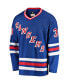 ფოტო #3 პროდუქტის Men's Glenn Healy Blue New York Rangers Premier Breakaway Retired Player Jersey