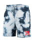 Men's Royal Philadelphia 76ers Fleece Tie-Dye Shorts Синий, XLARGE - фото #3