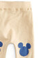 ფოტო #6 პროდუქტის Baby Boys Mickey Mouse Bodysuit, Pants & Hat, 3 Piece Set