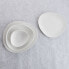 Flat Plate Bidasoa Fosil White Ceramic Oval 22,8 x 20,1 x 2,2 cm (9Units)