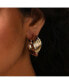 Women's Gold Twisted Hoop Earrings