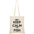 Фото #1 товара Сумка KRUSKIS Keep Calm And Fish Tote Bag