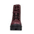 Фото #3 товара Lugz Dutch WDUTCHV-507 Womens Burgundy Synthetic Lace Up Casual Dress Boots 8