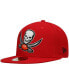 Men's Red Tampa Bay Buccaneers Elemental 59FIFTY Fitted Hat Красный, 7 1/8 - фото #2