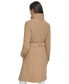 Фото #2 товара Women's Wool Blend Belted Buttoned Coat