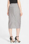 Фото #2 товара Bailey 44 Women's 155827 'La Sera' Ruched Midi Skirt Black/White Sz. 10