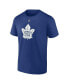 Фото #3 товара Men's Mark Giordano Blue Toronto Maple Leafs Authentic Stack Name and Number T-shirt