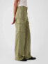 Фото #3 товара Mid Rise Loose Khaki Cargo Pants