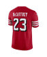 Фото #3 товара Men's Christian McCaffrey Scarlet San Francisco 49ers Alternate Vapor F.U.S.E. Limited Jersey