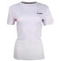 Diadora Tennis Crew Neck Short Sleeve Athletic T-Shirt Womens White Casual Tops