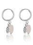 Decent Hoop Earrings With Crystals Khloe EWE23062S