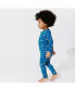 ფოტო #2 პროდუქტის Baby Boys Monaco Blue Convertible Footie Pajamas