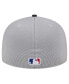 Men's Gray Boston Red Sox Pivot Mesh 59FIFTY Fitted Hat