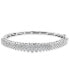 EFFY® Diamond Multirow Bangle Bracelet (1 ct. t.w.) in 14k White Gold (Also available in 14K Two Tone Gold)