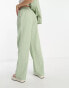 4th & Reckless tailored trouser co-ord in sage green