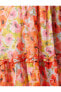 Фото #5 товара Платье женское Koton Шифоновое с цветочным принтом и воланами