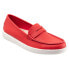 Фото #2 товара Trotters Dina T2000-600 Womens Red Extra Wide Leather Loafer Flats Shoes