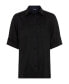 ფოტო #2 პროდუქტის Women's Cotton Linen Shirt with Rolled Sleeve Tab Detail