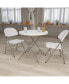 2.63-Foot Round Plastic Folding Table