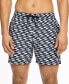 ფოტო #1 პროდუქტის Men's 5" Geometric-Print Swim Shorts