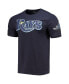 ფოტო #4 პროდუქტის Men's Navy Tampa Bay Rays Team Logo T-shirt