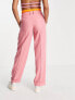 Фото #2 товара JJXX Mary high waisted tailored trousers in pink