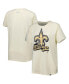 Фото #4 товара Футболка для женщин New Era New Orleans Saints Cream Chrome Sideline