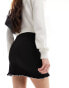 Фото #4 товара ASOS DEISGN bengaline mini skirt in black