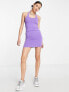 Фото #1 товара COLLUSION halterneck mini dress in purple