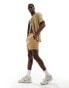 Фото #1 товара Polo Ralph Lauren Prepsters icon logo linen shorts in khaki tan CO-ORD