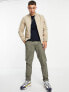 Фото #2 товара Jack & Jones Essentials bomber jacket with zip in beige
