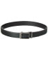 Фото #1 товара Savile Row Click To Fit Leather Track Belt Men's