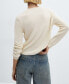 Фото #8 товара Женский свитер MANGO с округлым вырезом