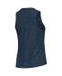 Women's Deep Sea Blue, Gray Seattle Kraken Meter Tank Top and Pants Sleep Set