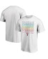 Фото #1 товара Men's White Texas Rangers City Pride T-shirt