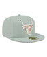 Фото #4 товара Men's Green Chicago Bulls Springtime Camo 59FIFTY Fitted Hat