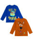 Toddler Boys Scooby Doo 2 Pack Long Sleeve T-Shirts to (2T - 14-16)