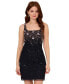 Фото #3 товара Women's Embellished Square-Neck Sheath Dress