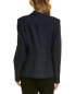 Фото #2 товара Snider Jackson Leather-Trim Jacket Women's Navy Xl