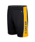 ფოტო #3 პროდუქტის Men's Black Appalachian State Mountaineers Panel Shorts