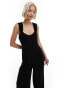 Reclaimed Vintage jumpsuit with bust detail in black