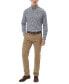 Фото #5 товара Men's Finkle Tailored-Fit Gingham Check Button-Down Twill Shirt