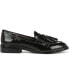 Black Croco Faux Patent