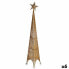 Christmas Tree Tower Star Golden Metal Plastic 28 x 127 x 28 cm (6 Units)