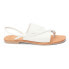 Фото #1 товара Matisse Shayla Ankle Strap Womens White Casual Sandals SHAYLA-100