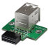 Фото #1 товара StarTech.com 2 Port USB Motherboard Header Adapter - IDC - USB 2.0 - Black - Green - Stainless steel - 20 mm - 125 mm - 230 mm