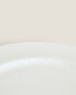 Round bone china serving dish