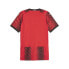 Puma Acm Home Authentic V Neck Short Sleeve Soccer Jersey Mens Red 77038201